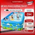 Bể Bơi Phao Cho Bé 120CM - 2 Tầng KAW – An Toàn, Tiện Lợi, Vui Nhộn