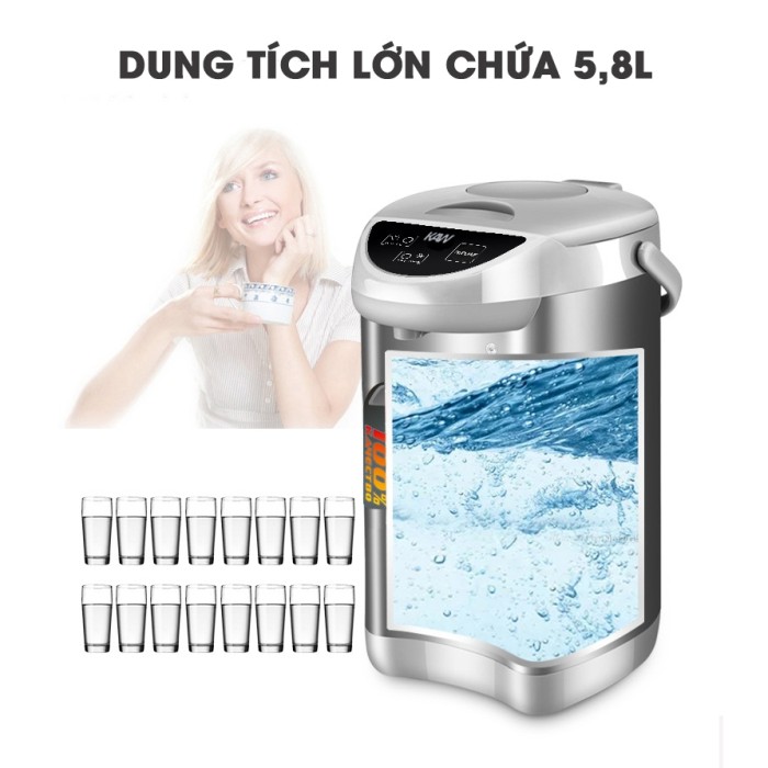 Bình Thủy Điện KAW 405E - Dung Tích Lớn, Giữ Nhiệt Lâu, Đun Nước Nhanh, Chế Độ Rót Nước Thông Minh