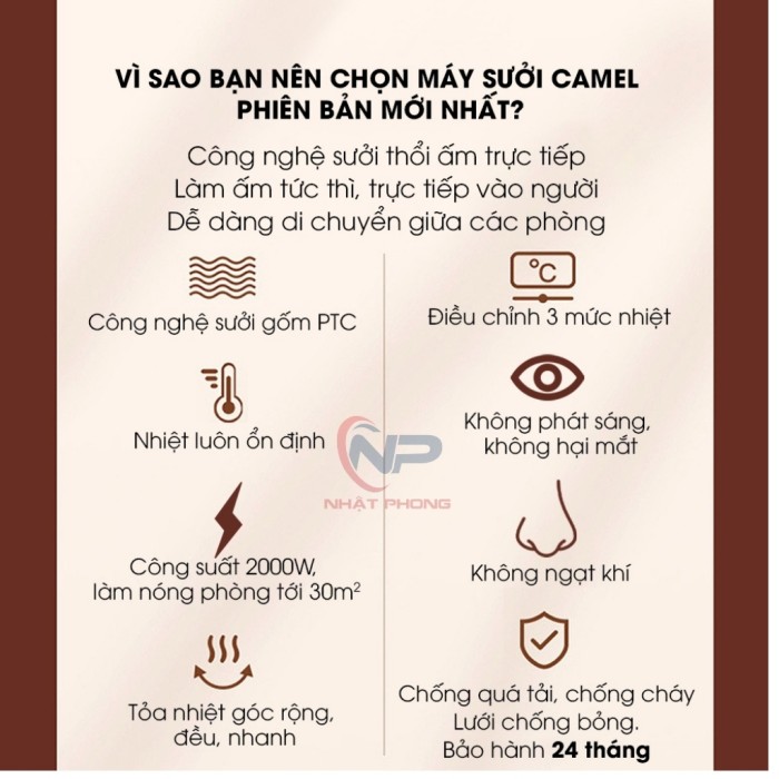 Đèn Sưởi Gốm KAW - Sưởi Ấm Nhanh, Tiết Kiệm Điện, An Toàn Cho Gia Đình